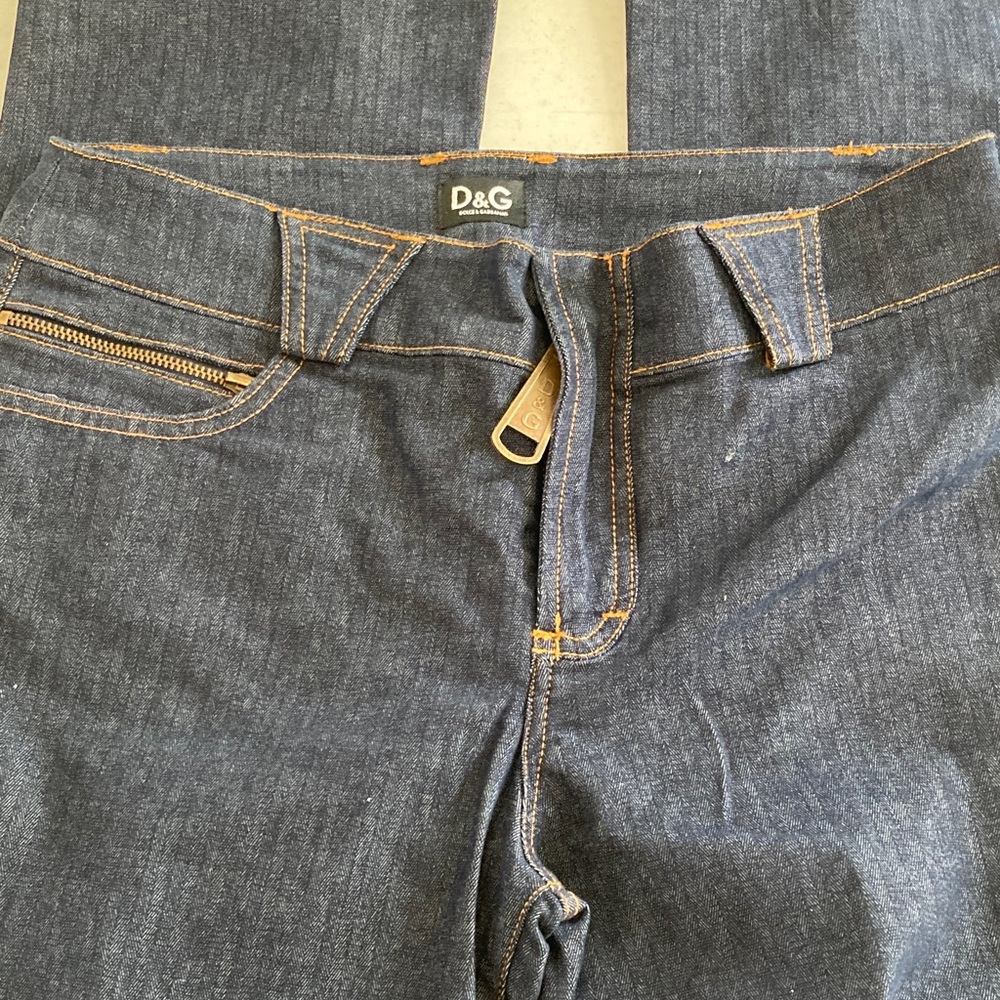 Dolce & Gabbana Women's Dark Blue Denim Jeans - Picture 5 of 9